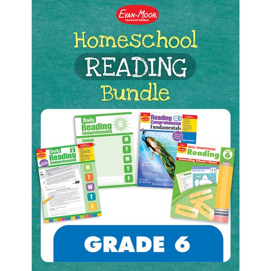 Homeschool Reading- Homeschool Reading Bundle, Grade 6 - cover