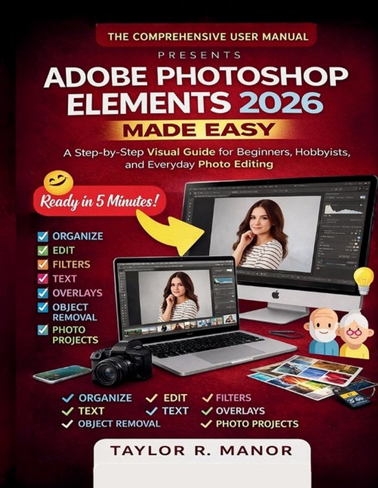 Adobe Photoshop Elements 2026 Made Easy - cover