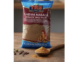 TRS Garam Masala 1 kg - Aromatische Kruidenmix voor Indiase Gerechten | Perfect voor Curry's, Stoofschotels, Marinades, Hoge Kwaliteit Voor Echte Liefhebbers van Indiase Keuken met Kajal Sticker