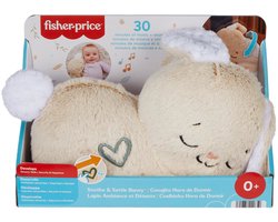Fisher-Price Kalmerend Konijntje - knuffel met muziek, lichtjes en beweging