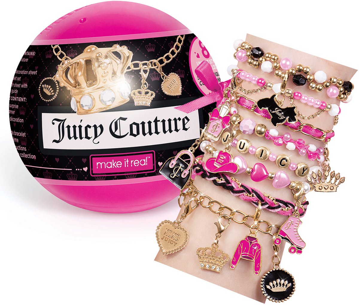 Make It Real - juicy couture diy armbanden & bedels surprise capsule