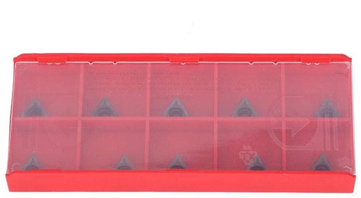 Carbide Wisselplaten voor CNC Draaibank - 10 stuks - TCMT110204 VP15TF - Draaibankdraaien - Precisie Machinaal Bewerken