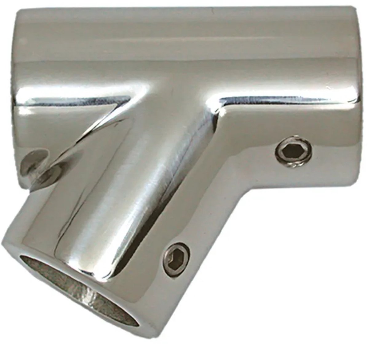 Oem Marine Roestvrij Staal 60° Connector Zilver 25 mm