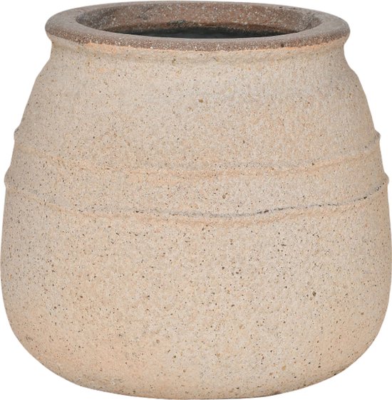 Pottery Pots Pot de fleurs Sahara Sable-Beige D 52 cm H 46 cm Ouverture 34,5 cm