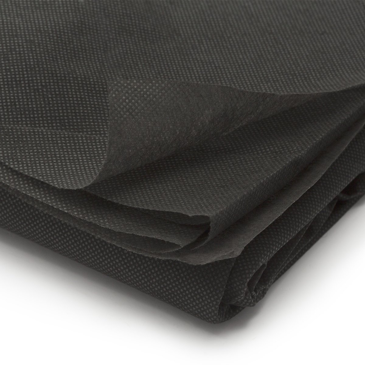 Anti-Onkruiddoek – Worteldoek Tegen Onkruid – Zwart – 1,37 × 1,37 m – Water- En Luchtdoorlatend – 50 g/m² – Voor Tuin, Borders En Beplanting [11487D]