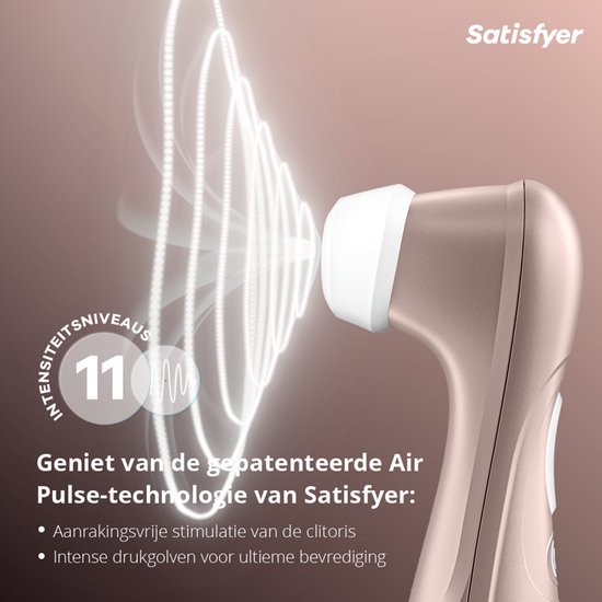 Satisfyer Pro 2 Next Generation - Luchtdrukvibrator met 11 intensiteitsniveaus - waterdicht
