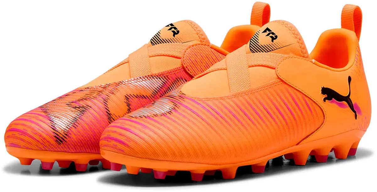 Puma Future 8 Match Ll Mg Voetbalschoenen Voor Kinderen Oranje EU 33