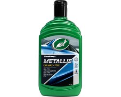 Turtle Wax Metallic Wax+PTFE - Langdurige bescherming - Waterafstotende eigenschappen - Laat geen resten of strepen achter - 500ml