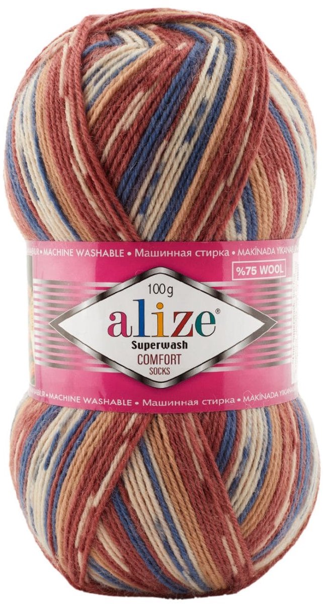 Sokkenwol Alize Comfort Superwash - 7841