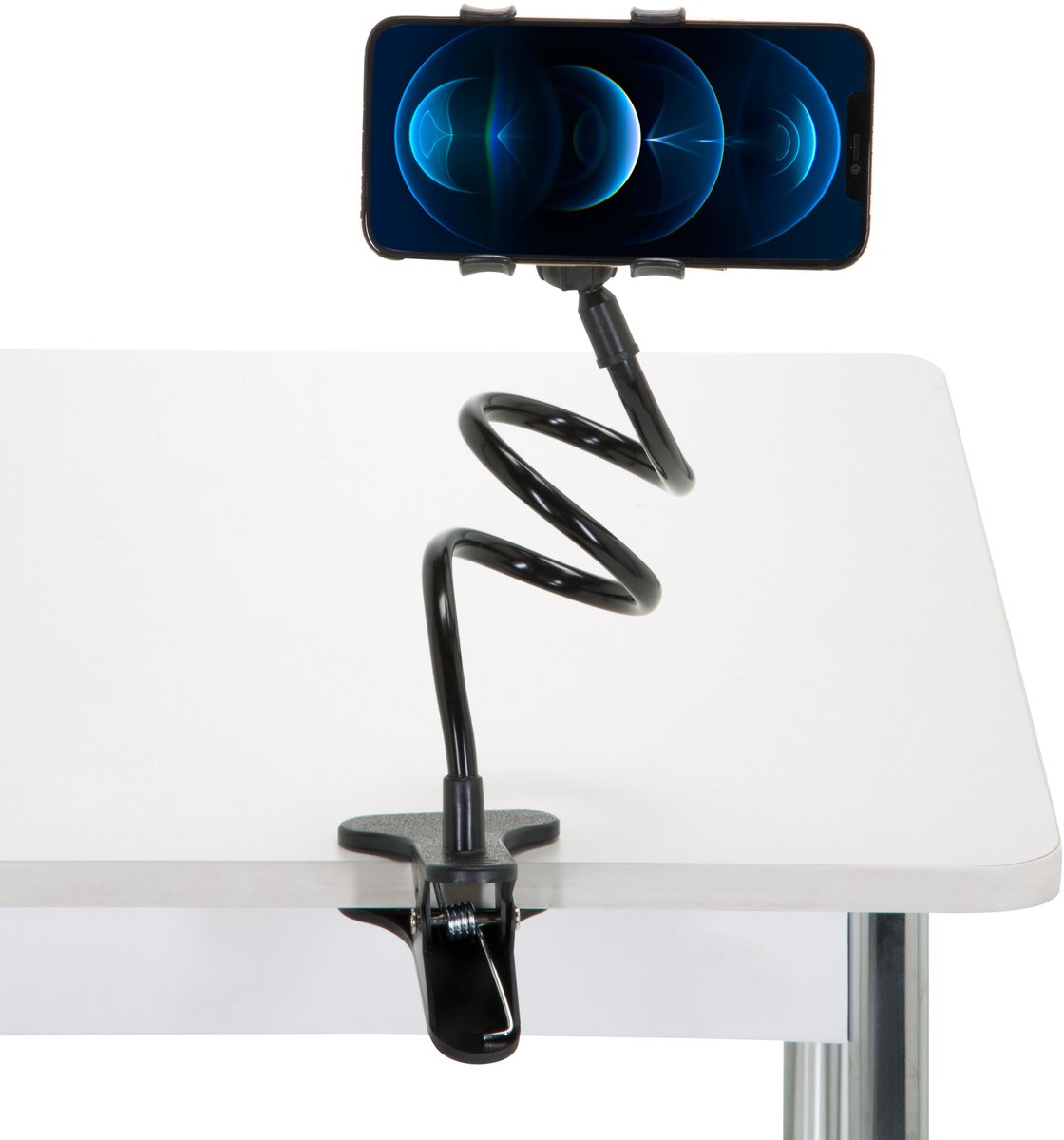 Gsm-houder FLEXMOBI Kunststof zwart hjh OFFICE