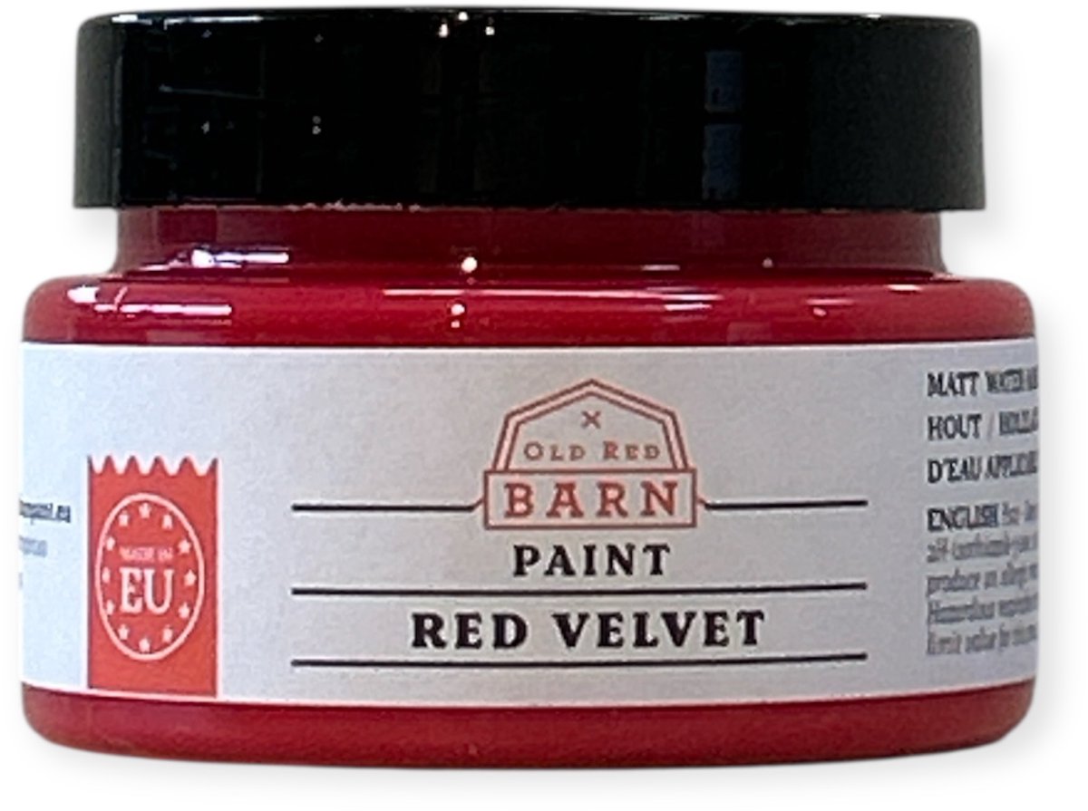 Old Red Barn Paint - Meubelverf - RED VELVET - 75 ml - ORB Paint