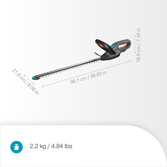 GARDENA Accu heggenschaar EasyCut 55/18V solo van GARDENA — afbeelding 2