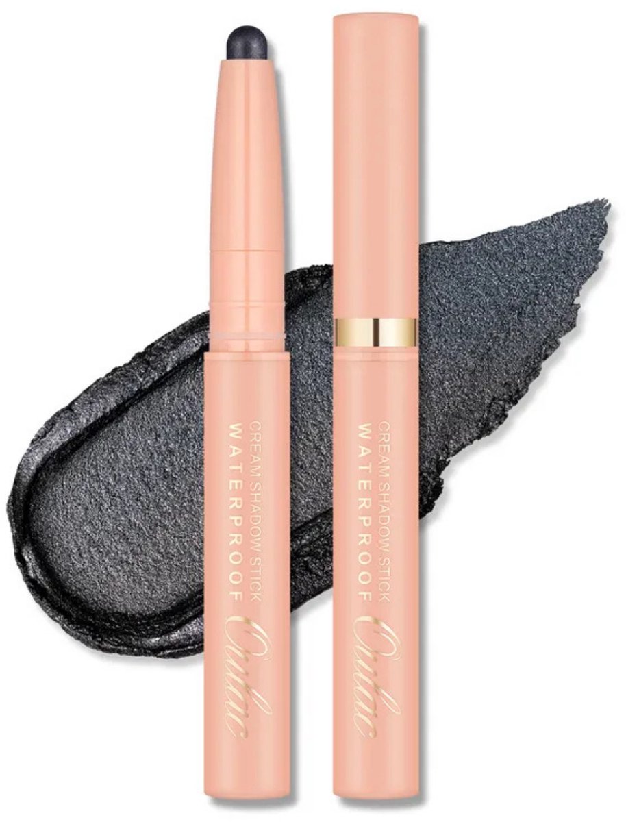 Oulac - Waterproof Cream Eyeshadow Stick 06 Text me Black - 1.25g - Vegan