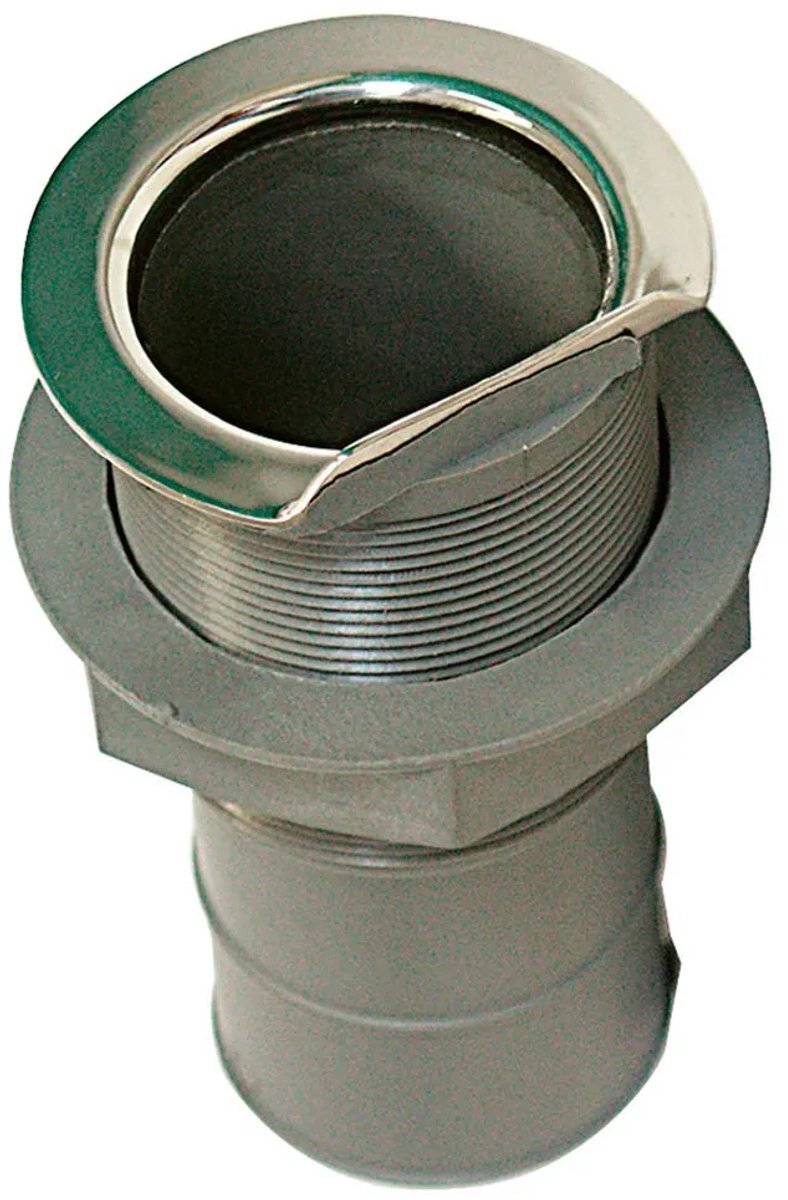 Marine Town Roestvrij Staal Pvc-zijdekvloerafvoer Zilver 52 mm