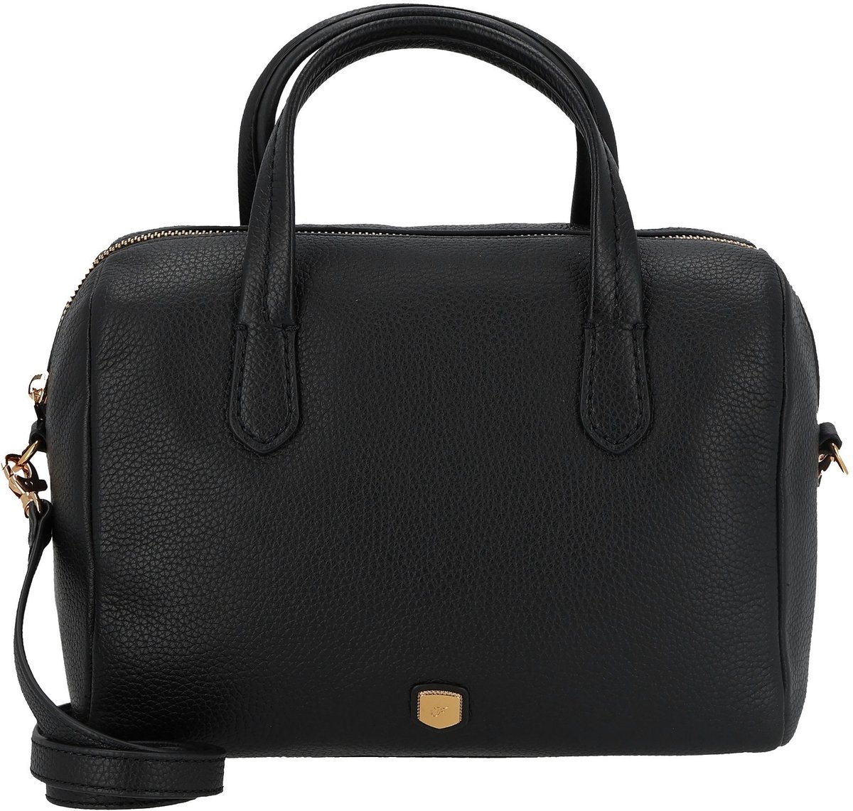 FOSSIL schoudertas handtas Lainey Satchel Black zwart