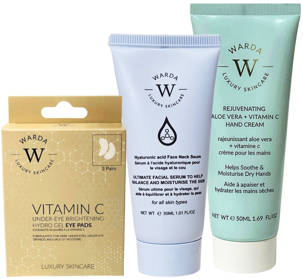 Warda Luxury Skincare Oogverzorging Set + Handcrème