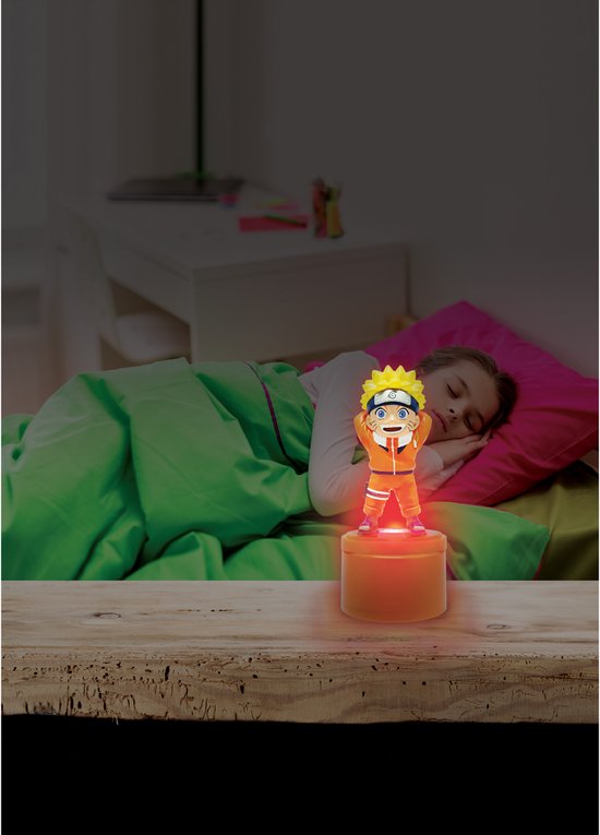 Naruto 3D-nachtlampje met zacht wit licht van Merkloos — afbeelding 4