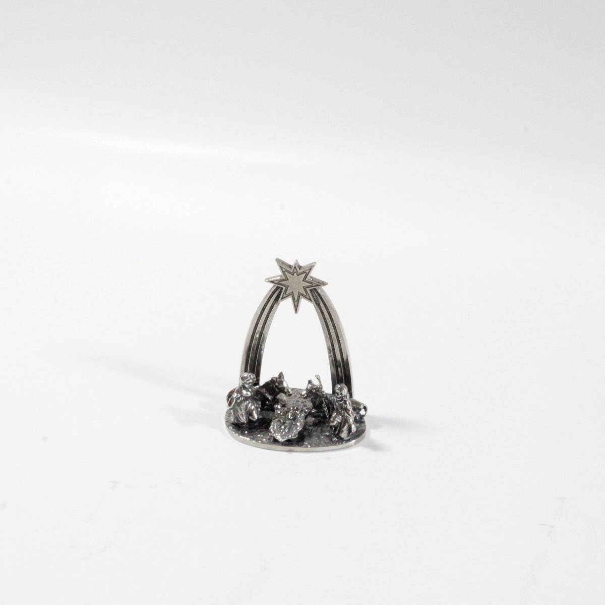 Kerststal 10cm klein - Minikerststal - Kerstcadeau - Kerstdecoratie - Handgemaakte mini kerstgroep - Kerst