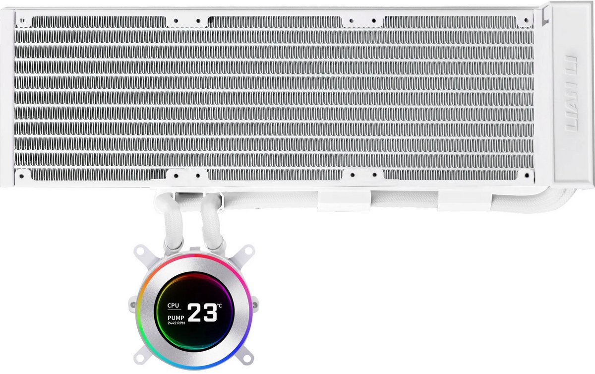 Lian Li Hydroshift II LCD-C 360 fanless waterkoeling