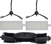 Stofzuiger Vervangingsonderdelen Set voor Tapo RV30 Plus RV30 RV10 Plus RV10 - Zijborstels, Rolborstel en Filters
