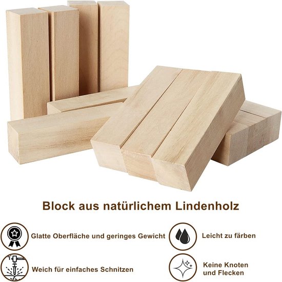 BeaverCraft DIY08 Spruce Carving Kit, houtsnijset | Voordelig kopen bij