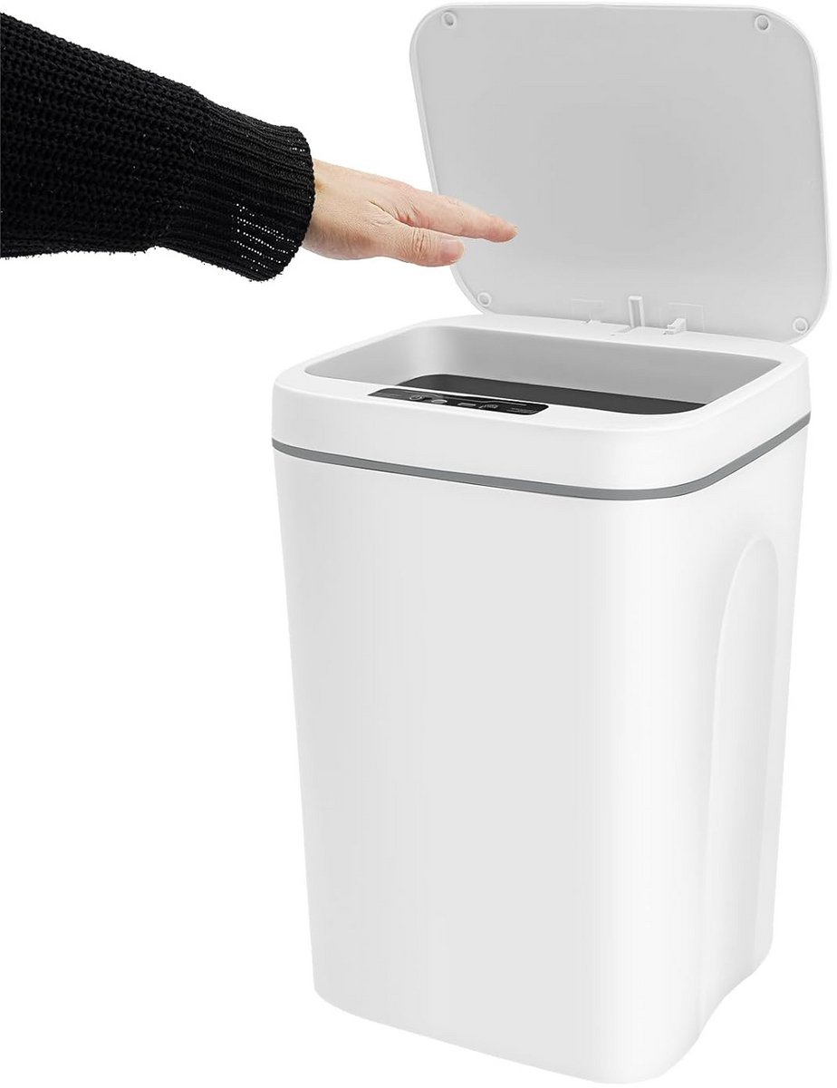 Automatische Sensor Vuilnisemmer 16 Liter met Geurdichte Deksel