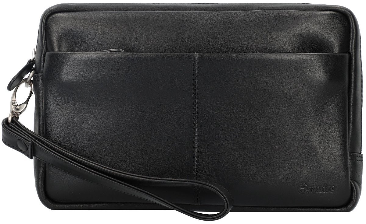 Esquire Polstas Utensil zak Oxford Wristlet Bag Black Zwart