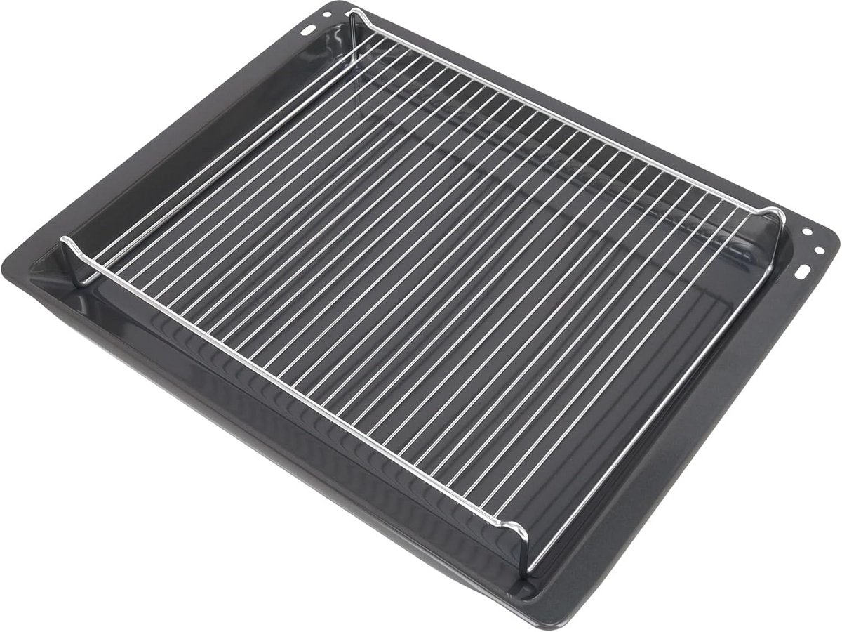 Grill Pan en Draadrooster voor Oven of BBQ - Universeel Passend