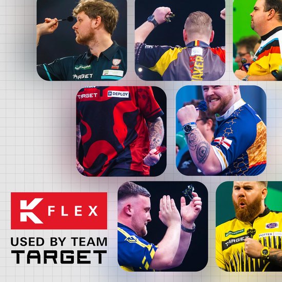 TARGET LUKE LITTLER WORLD CHAMPION K-FLEX NO2 FLIGHTS/SHAFTS SHORT van Target — afbeelding 4
