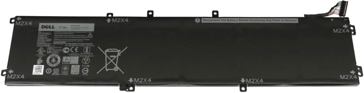 Dell 5XJ28 Batterij - 97Wh - 6-cel (GPM03/6GTPY)