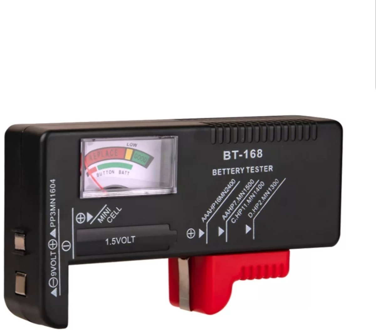 Batterijtester / Batterijen Tester / Batterij Meter / Batterij- Test / Digitaal/ Zwart