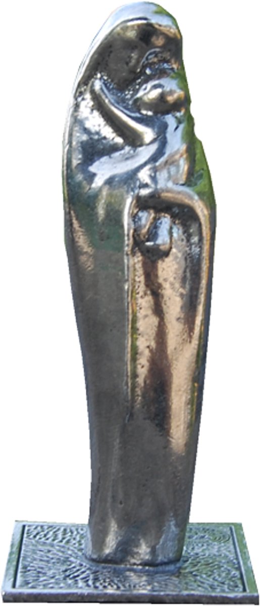 Mariabeeld met kind glad 10cm - Mariabeeld - Heilige Maria - Kerksculptuur - Religieus beeld - Cadeau