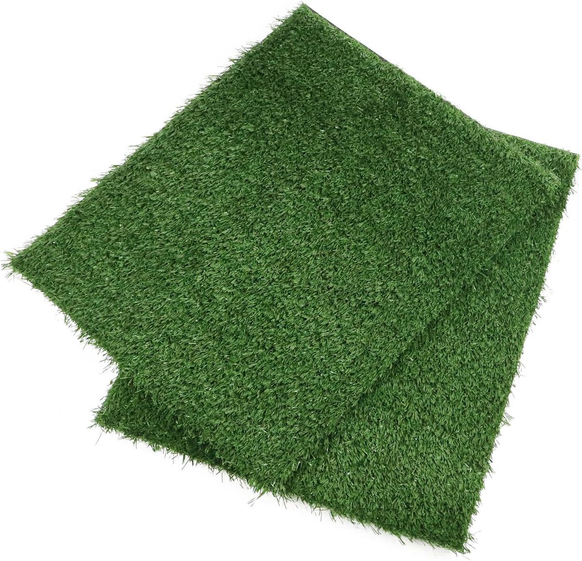 Stunq® 2 stuks kunstgras hondentoilet puppytoilet matten voor honden hondentoilet reservegras 51 x 63 cm