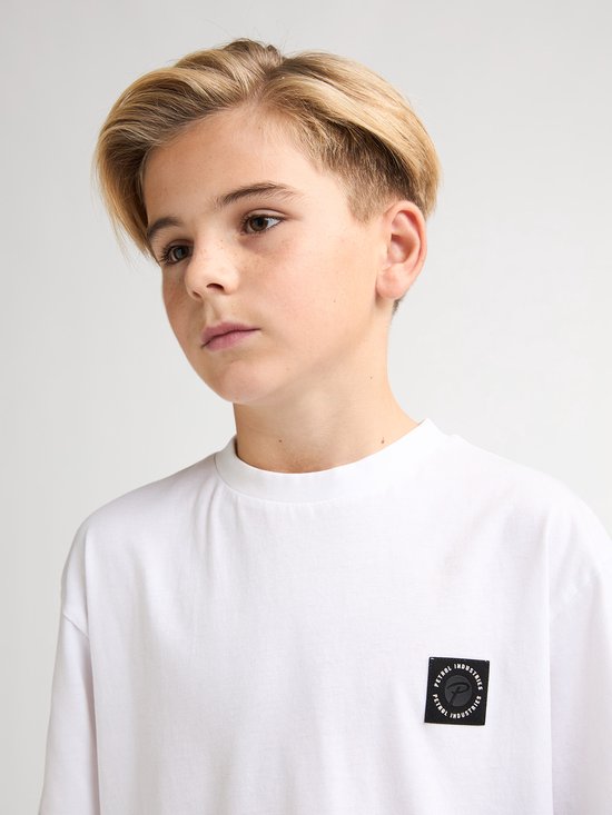 Petrol Industries - Jongens Jersey T-shirt Saguaro - Wit - Maat 140