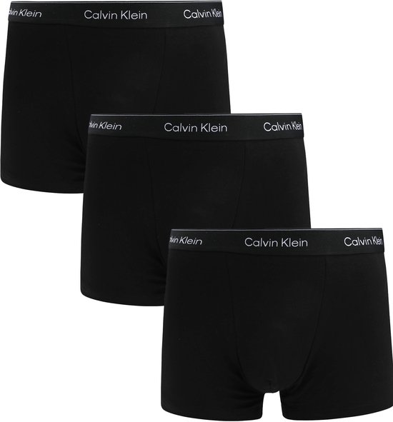 Calvin Klein - Sous-vêtements de 3 boxers pour homme - Zwart - Taille XXL