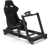 VDD Gaming On Pro Sim racing cockpit | Gaming | Zwart | Fiberglass kuipstoel | Aluminium | 66,6 x 139,4 x 111,5 cm | Race cockpit - Racestoel - Sim Racing - Race Simulator