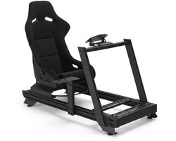 VDD Gaming On Pro Sim racing cockpit | Gaming | Zwart | Fiberglass kuipstoel | Aluminium | 66,6 x 139,4 x 111,5 cm | Race cockpit - Racestoel - Sim Racing - Race Simulator