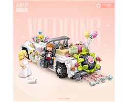 Loz Romantische trouwauto - Mini-blocks bouwset voor 9+ jaar - Speelgoed