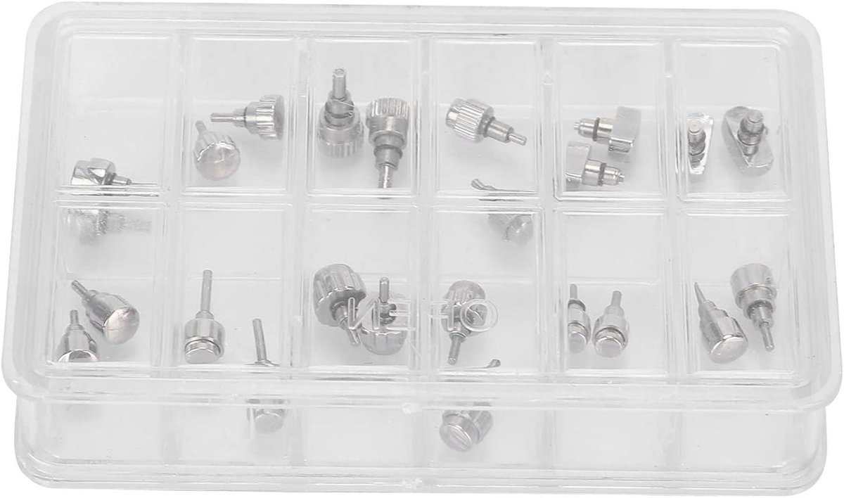Horloge knop vervanging kit met doos - reparatie tool accessoire voor horlogemaker