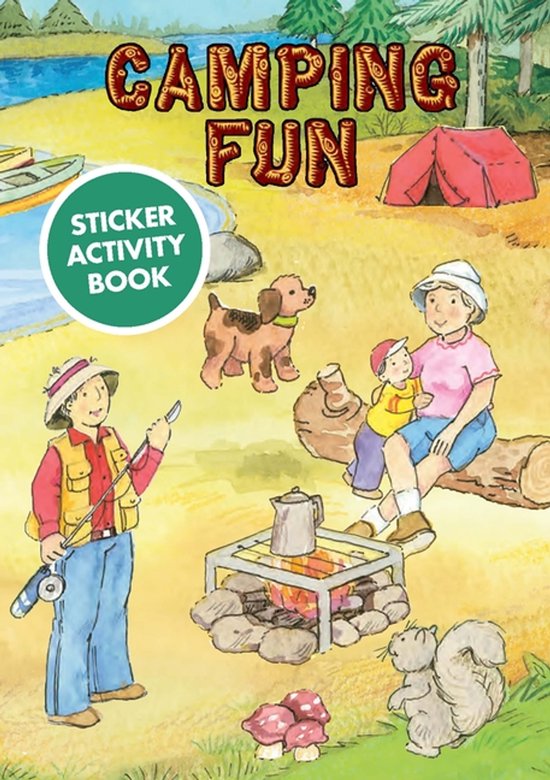 Camping Fun Sticker Activity Book - cover
