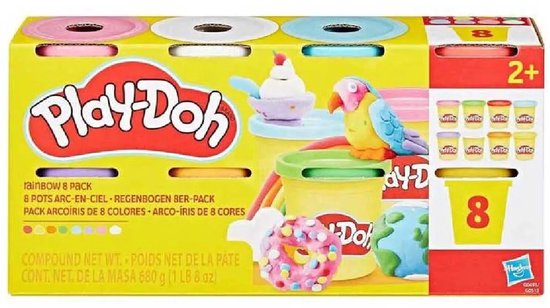 Play-Doh 8-pack - Regenboog