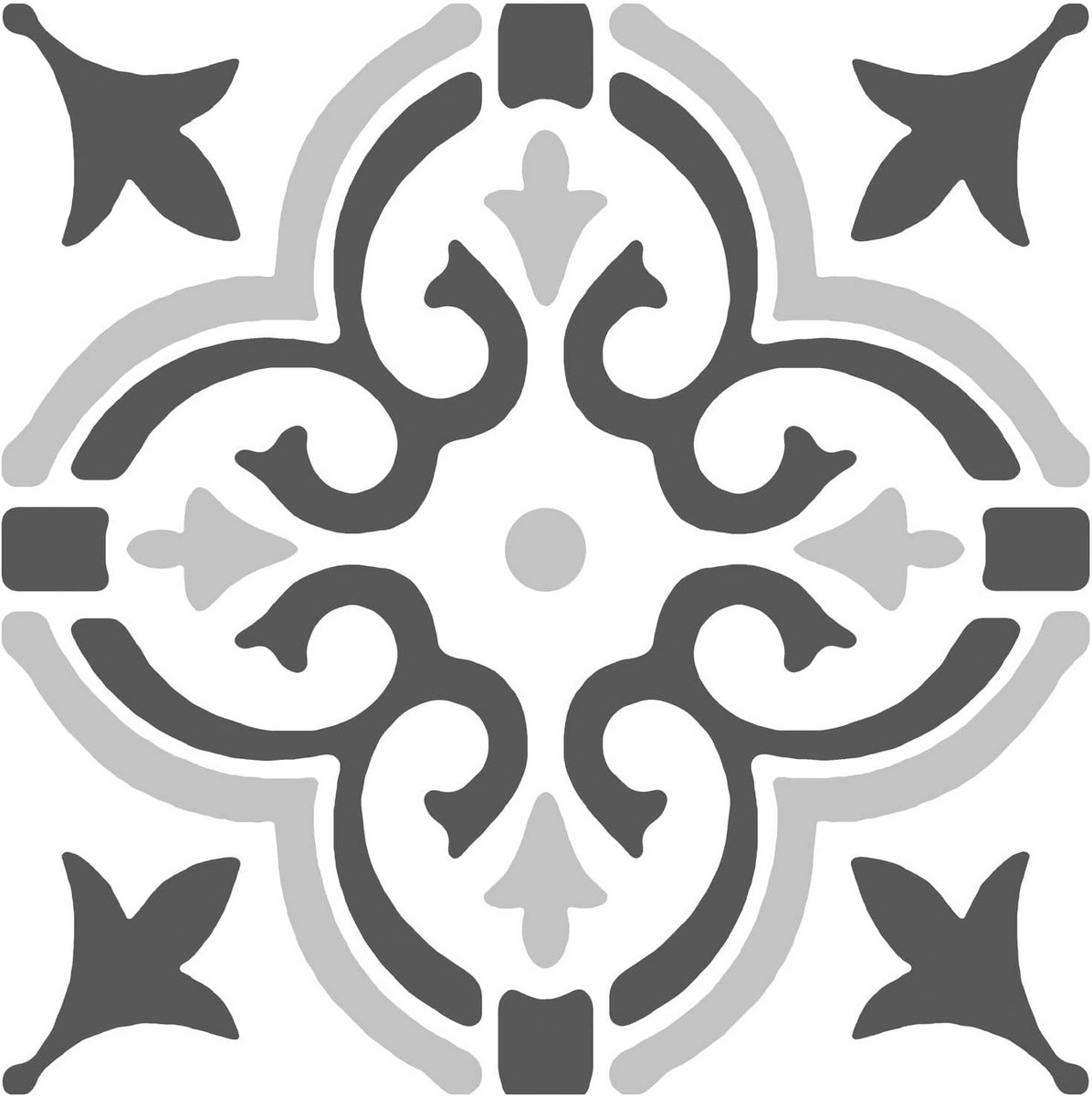 Zelfklevende Vloertegels met Patroon Grijs - Makkelijk aan te Brengen Vinyl Vloerstickers