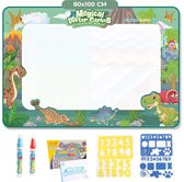 Water tekenmat Dino - Kleuren met water - Water Tekenmat met Accessoires - Met 2 Waterpennen - Speelgoed 2 Jaar - Speelgoed 3 Jaar - Montessori Speelgoed - Educatief Speelgoed - Jongens Speelgoed - Meisjes Speelgoed - Kinderspeelgoed