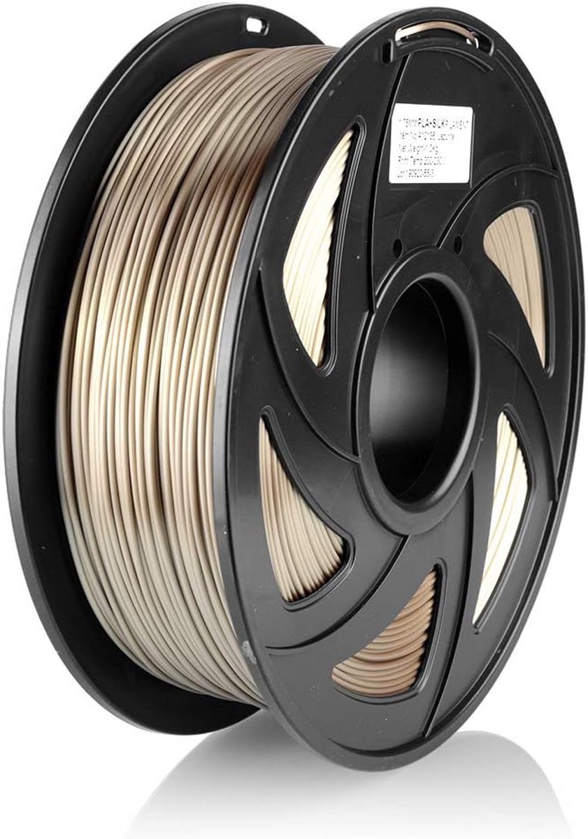 Zijde Glinsterend PLA Filament 1.75mm 1KG voor 3D Printer - Cyaan Goud