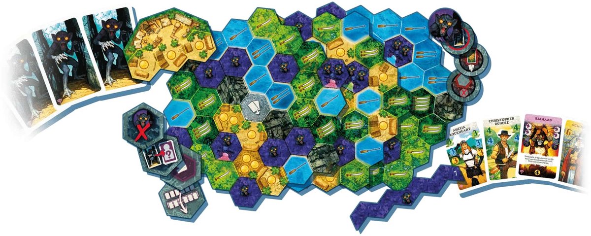 999 Games - De Zoektocht naar El Dorado - Helden & Demonen Uitbreiding 1 - Bordspel — afbeelding 7