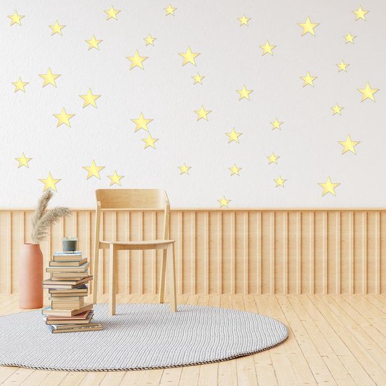 40x-gouden-sterren-muurstickers-kinderkamer-zelfklevende-decoratie