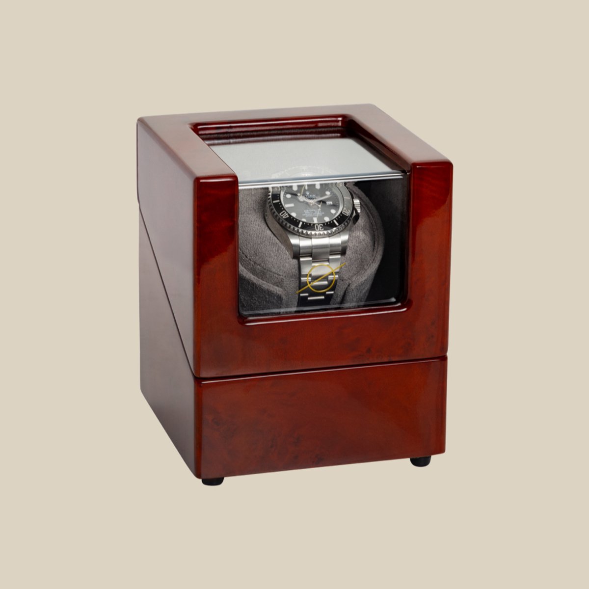 Roogs watchwinder voor 1 automatische horloge - Bruin