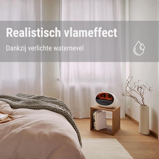 Aromadiffuser met led-haard, diffuser voor etherische oliën