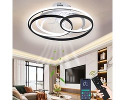 Plafondventilator met Verlichting - Ventilator voor Slaapkamer - Air Cooler met Afstandsbediening
