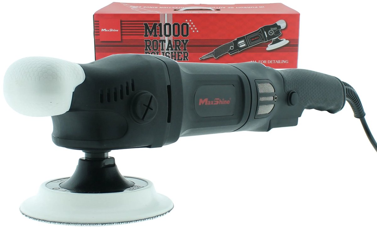 MaxShine M1000 Roterende Polijstmachine 125mm - 1000 Watt